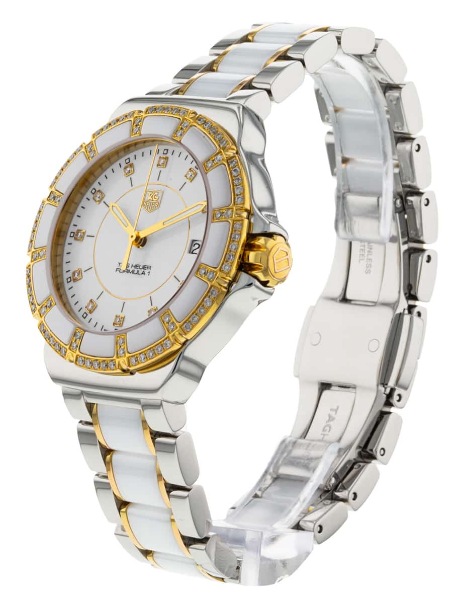 Tag Heuer Formula 1 White Diamond Dial Bracelet Strap